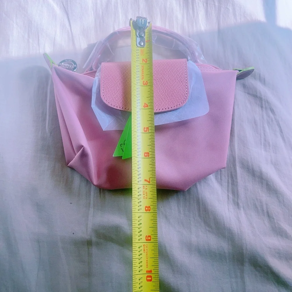 LONGCHAMP LE PLIAGE GREEN‎ POUCH PINK - Picture 6 of 12